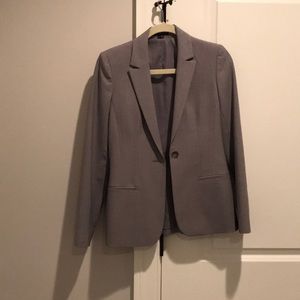 Theory size 2 blazer light gray